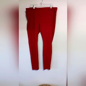 Red Skinny Leg Pants